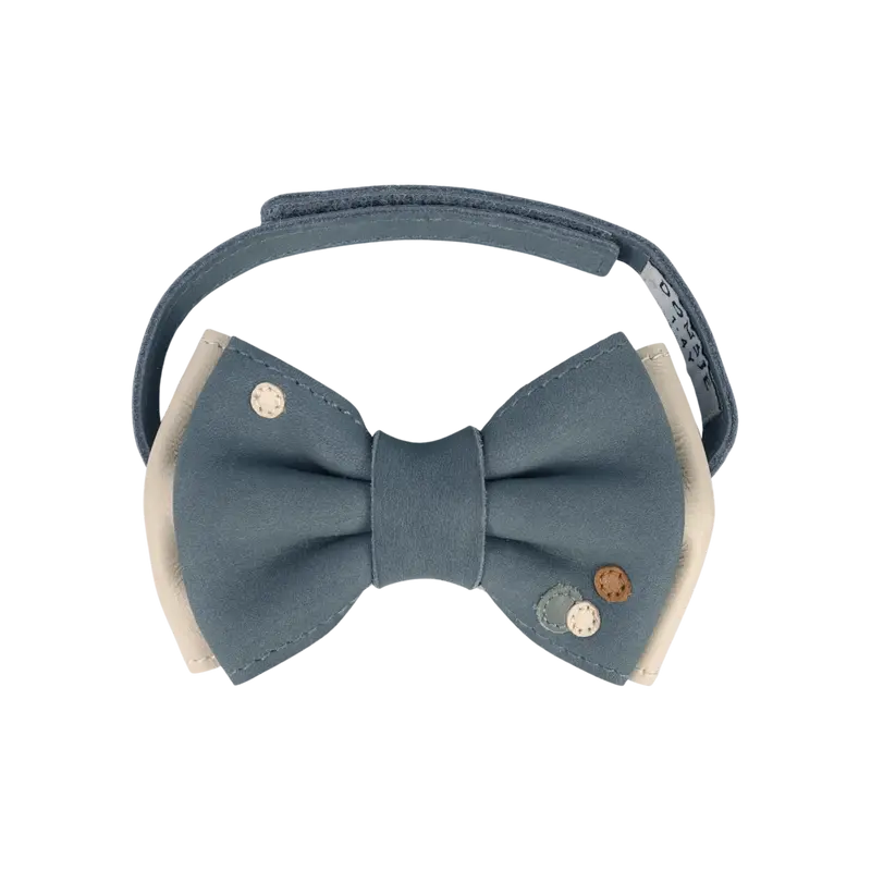 Benjamyn Bow Tie | Blue Stone Leather