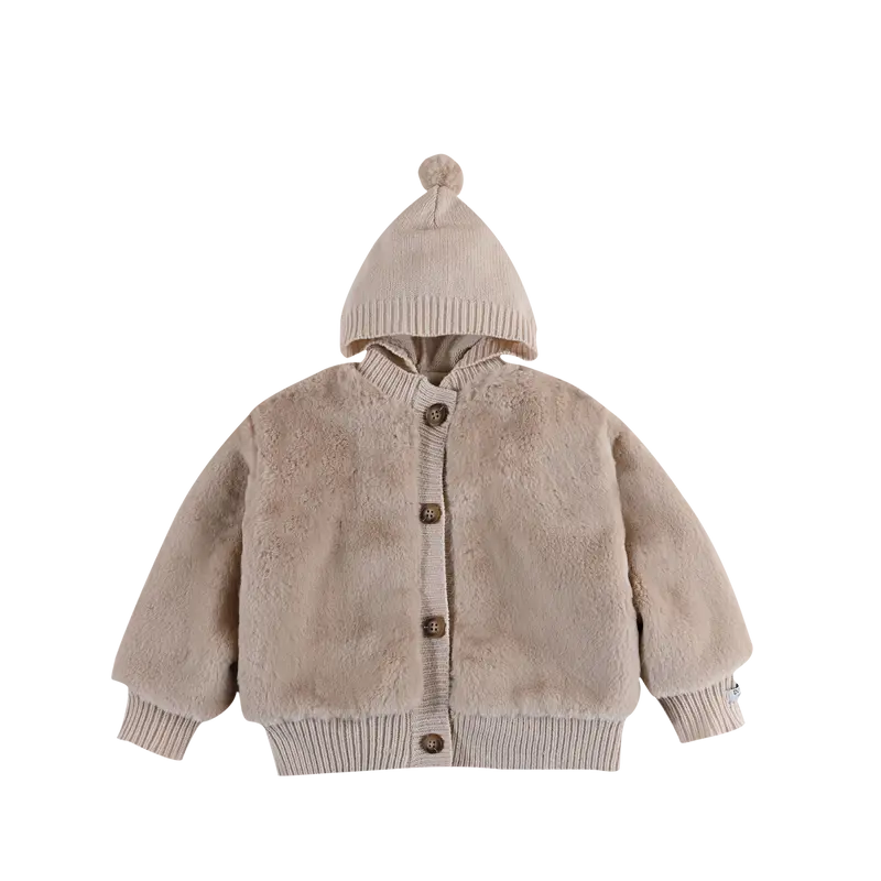 Birie Jacket | Soft Sand Teddy