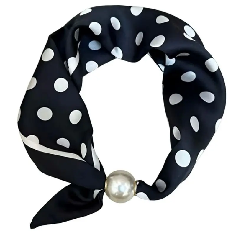 Black dot parel sjaaltje Chloe