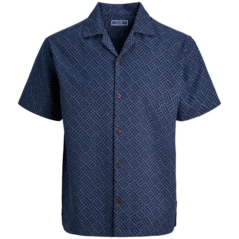 Blauw relaxed fit shirt Bluwinson