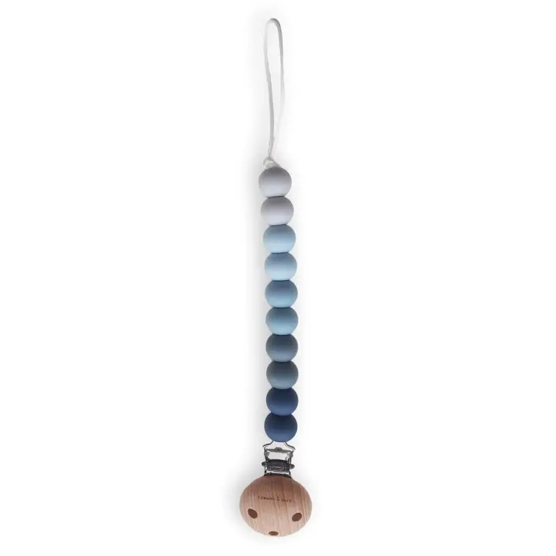 Blauwe clip silicone Ombre