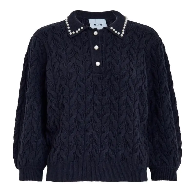 Blauwe knit pullover Filucca