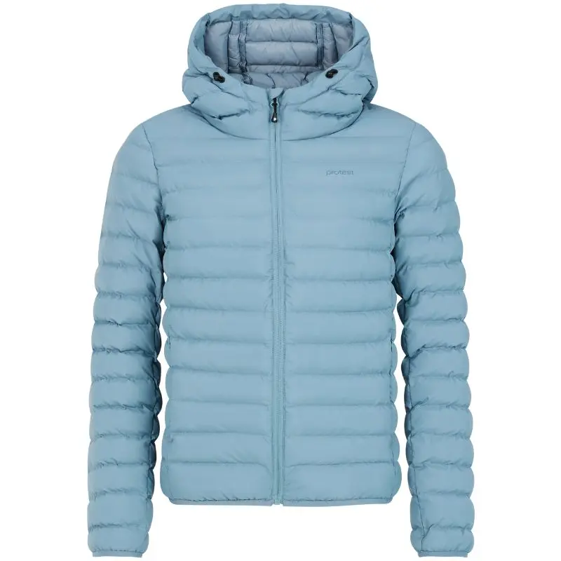 Blauwe outdoor puffer jacket Ice