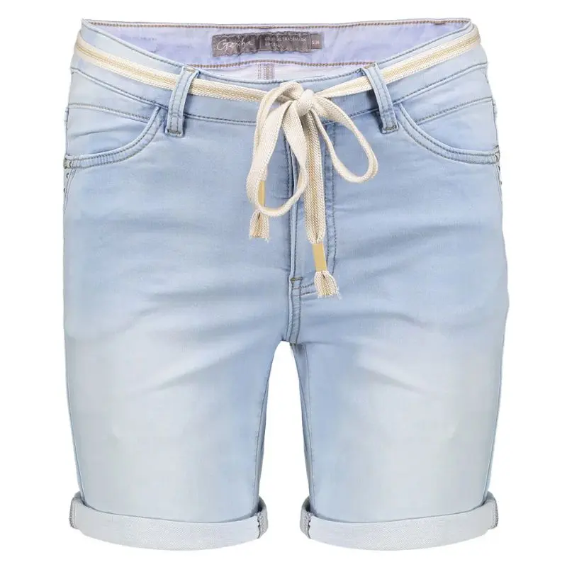 Bleached Denim short denim jeans Frances