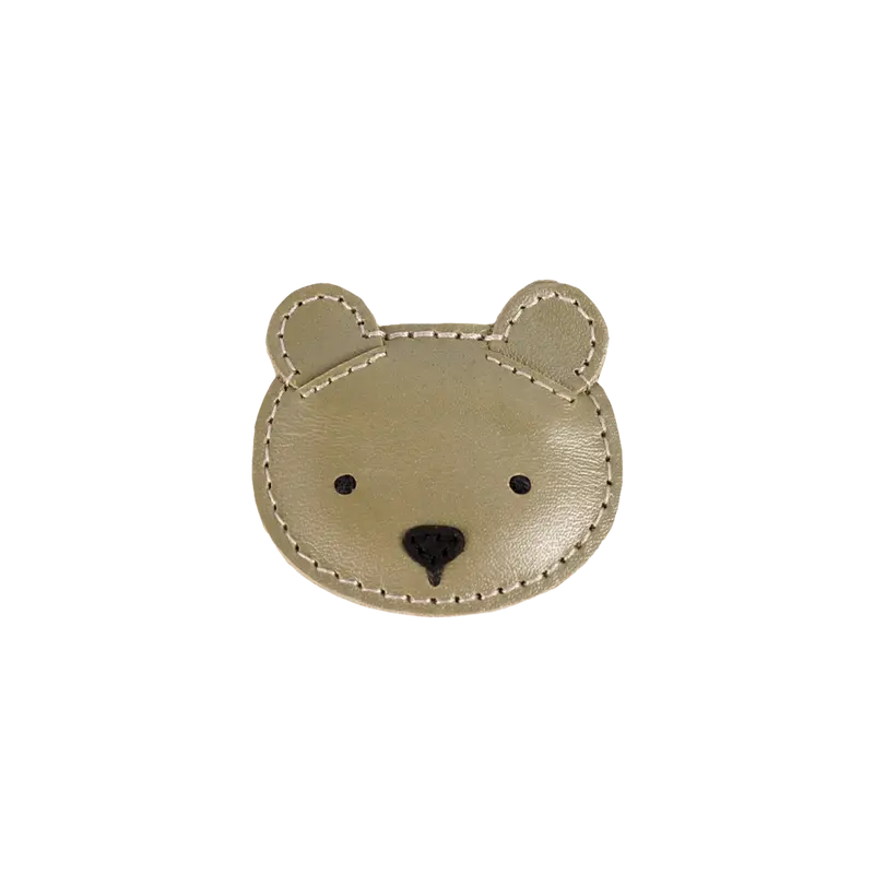 Blinc Clip | Bear | Champagne Metallic Leather