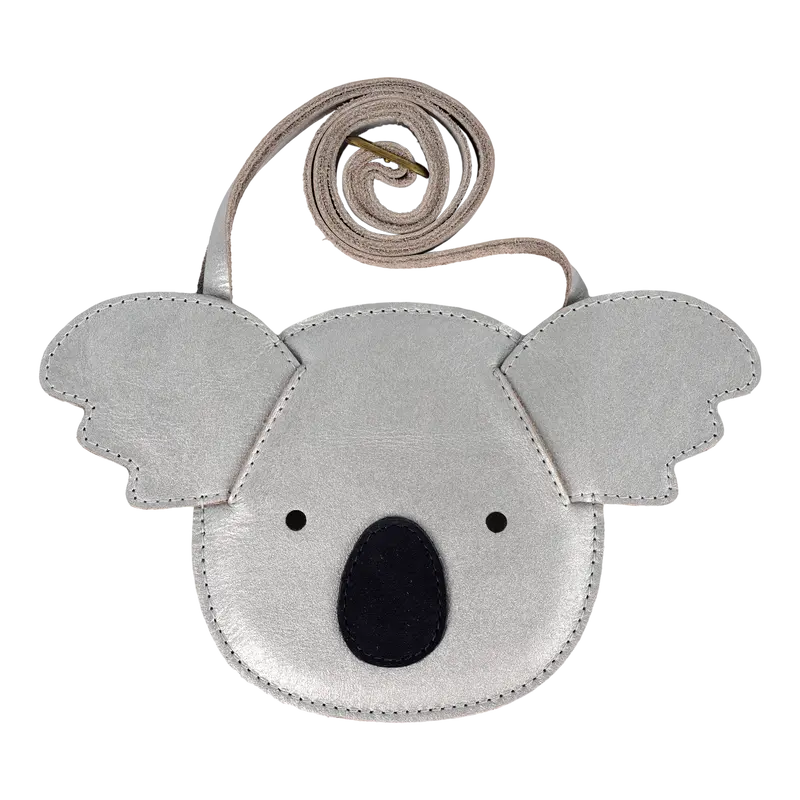 Blinc Purse | Koala | Silver Grey Metallic Leather
