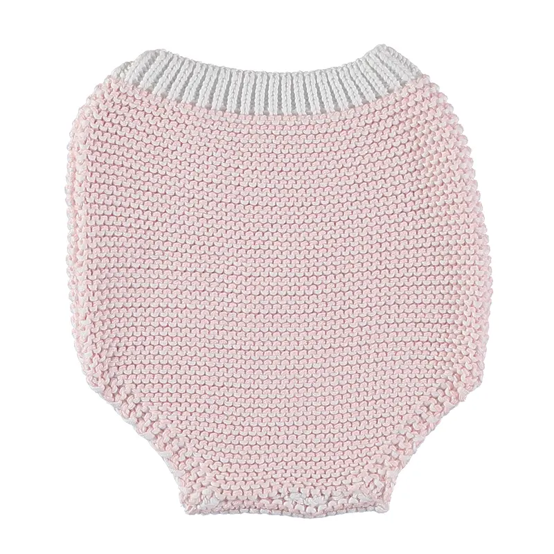 Bloomer Knit Pale Pink White