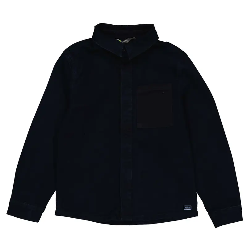 Blouse donkerblauw denim | Dark Blue Denim