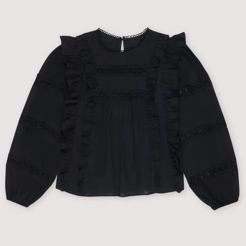 Blouse Montmartre Deep Granite Woman