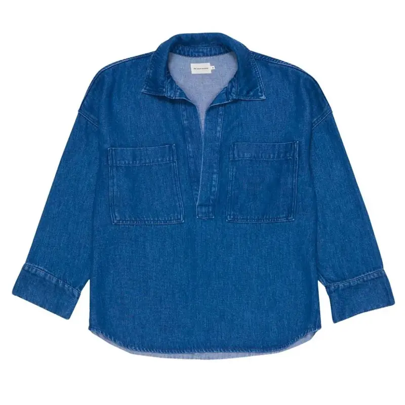 Blouse Woodland Blue Denim Woman
