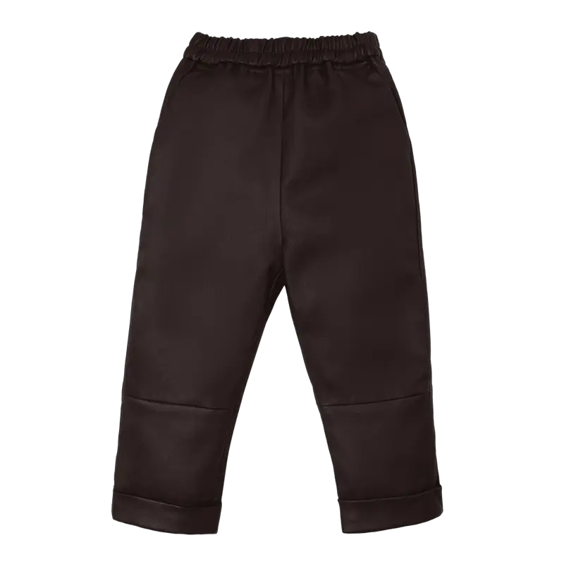 Bobbie Leather Trousers | Chocolate Leather
