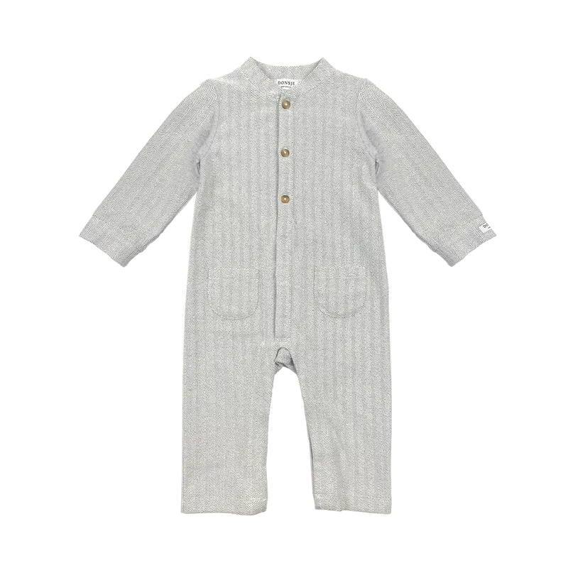 Bobian Jumpsuit | White Sand Melange