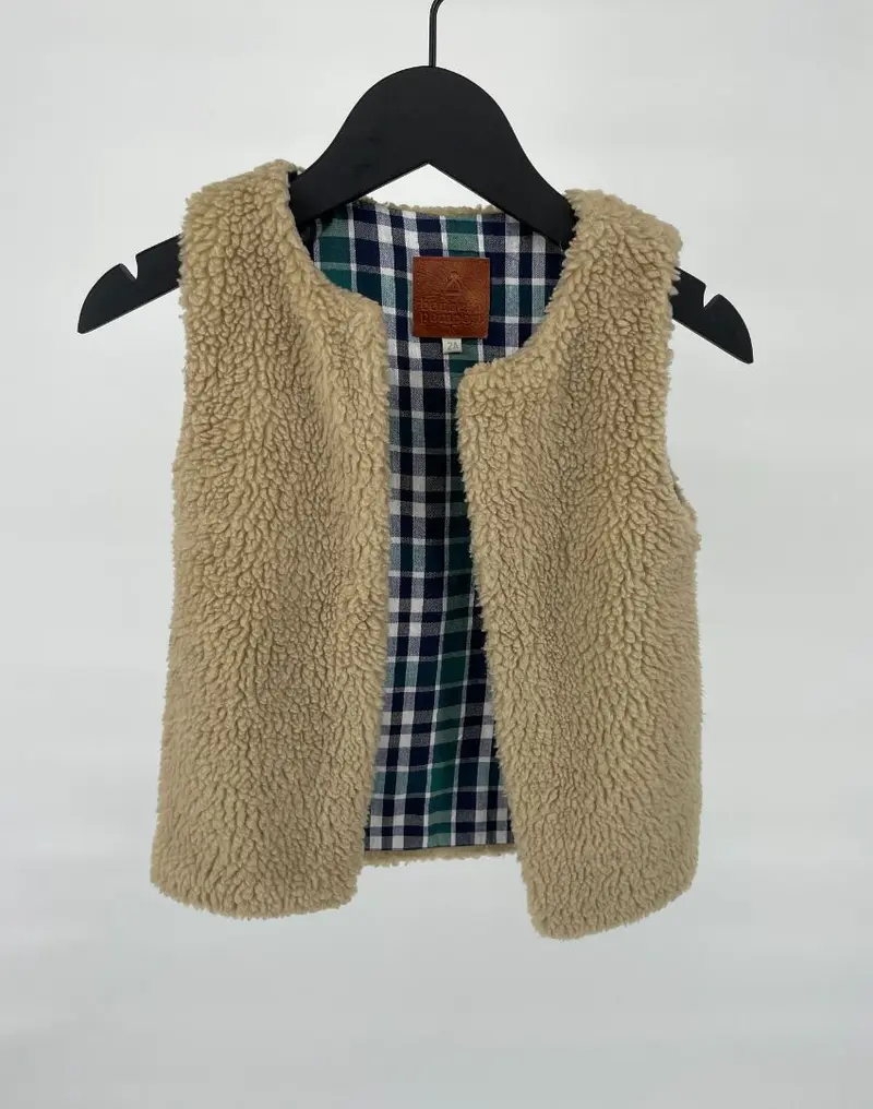 Bodywarmer Beige Maat 86