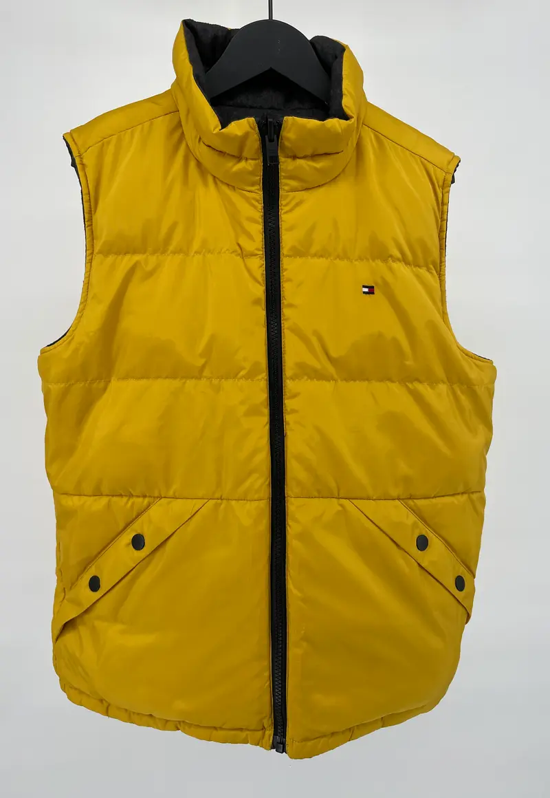 Bodywarmer Reversible Geel Grijs Maat 152