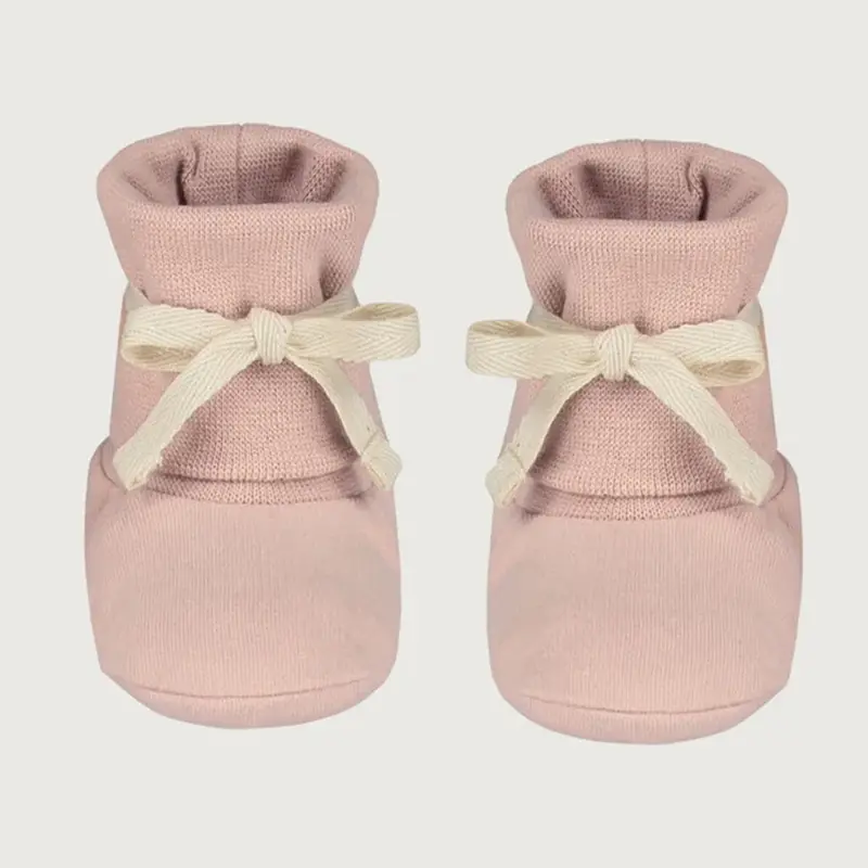 Booties Ribbed Faded Pink