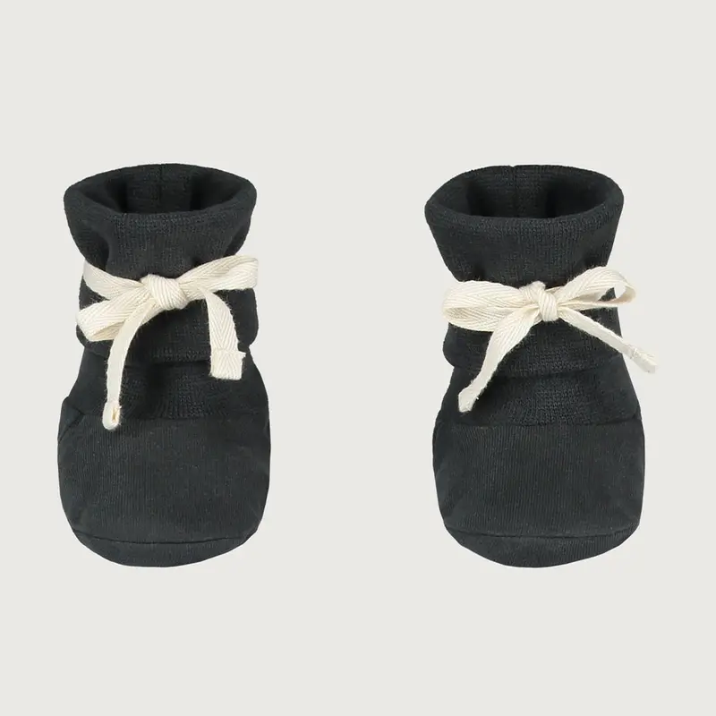 Booties Ribbed Nearly Black