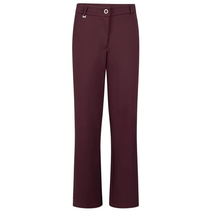 Bordeaux bonded tech travel broek Xandra
