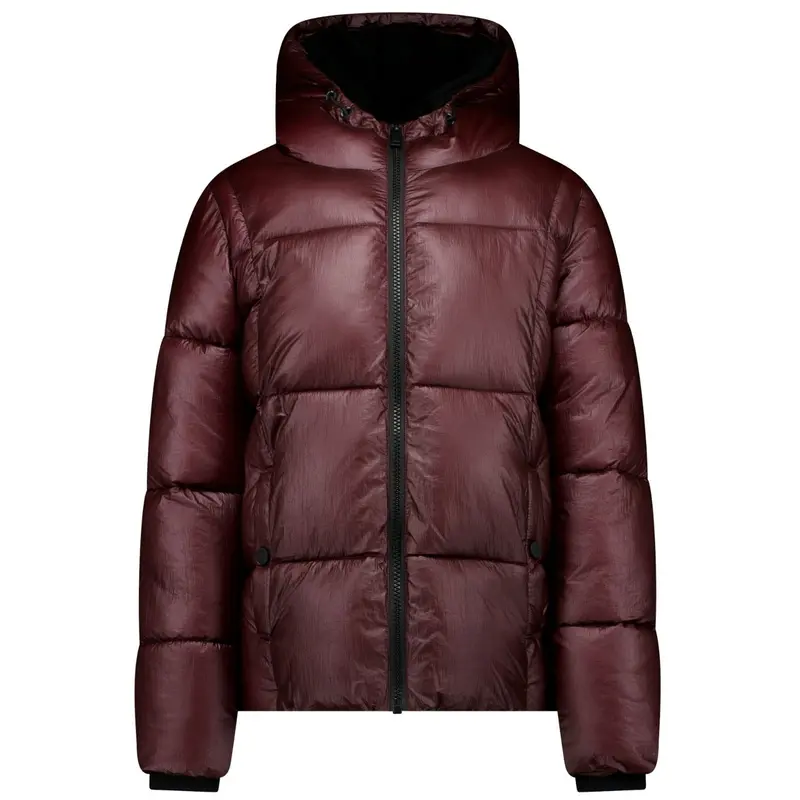 Bordeauxrode winter jacket Kyky