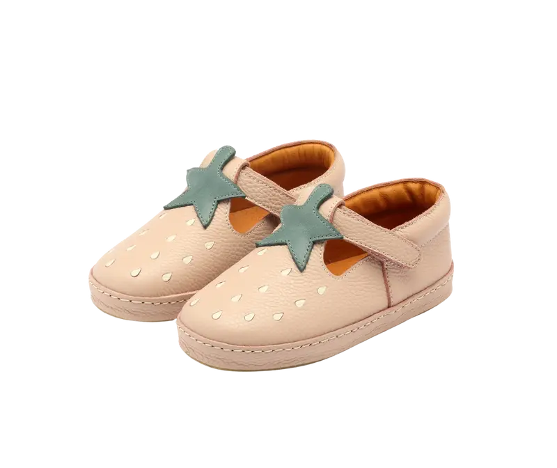 Bowi Shoes | Strawberry | Light Rose Leather