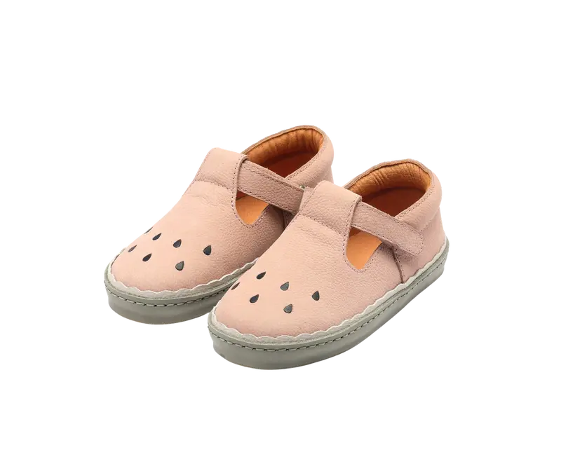 Bowi Shoes | Watermelon | Coral Betting Leather