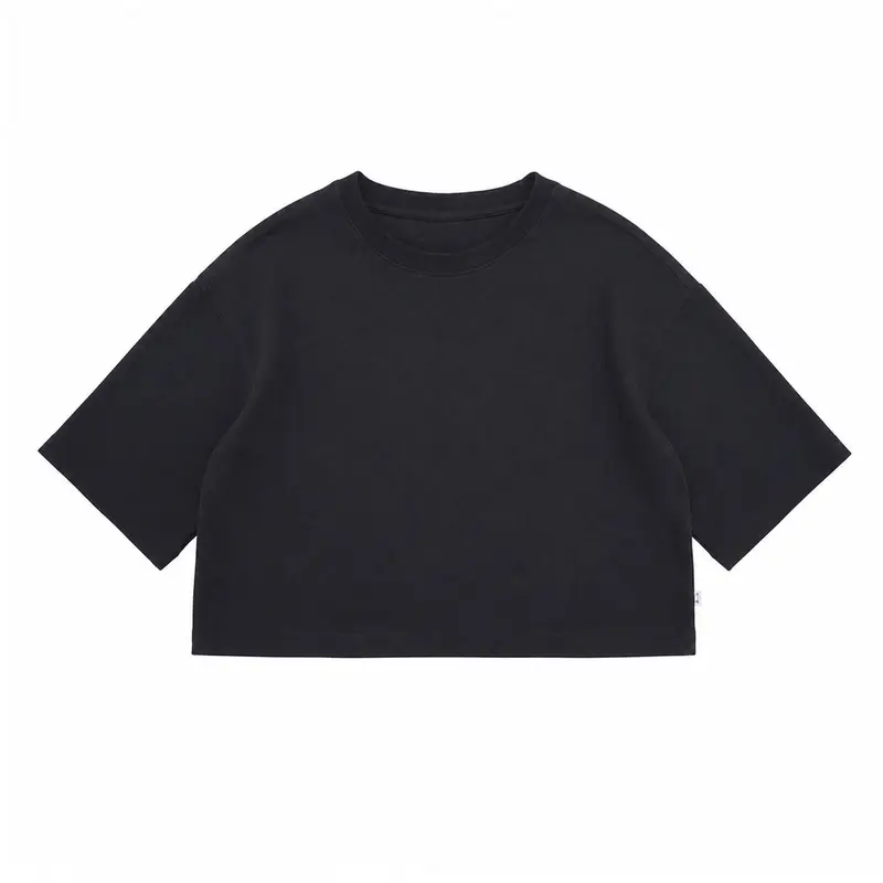 Boxy Over Tee Charcoal