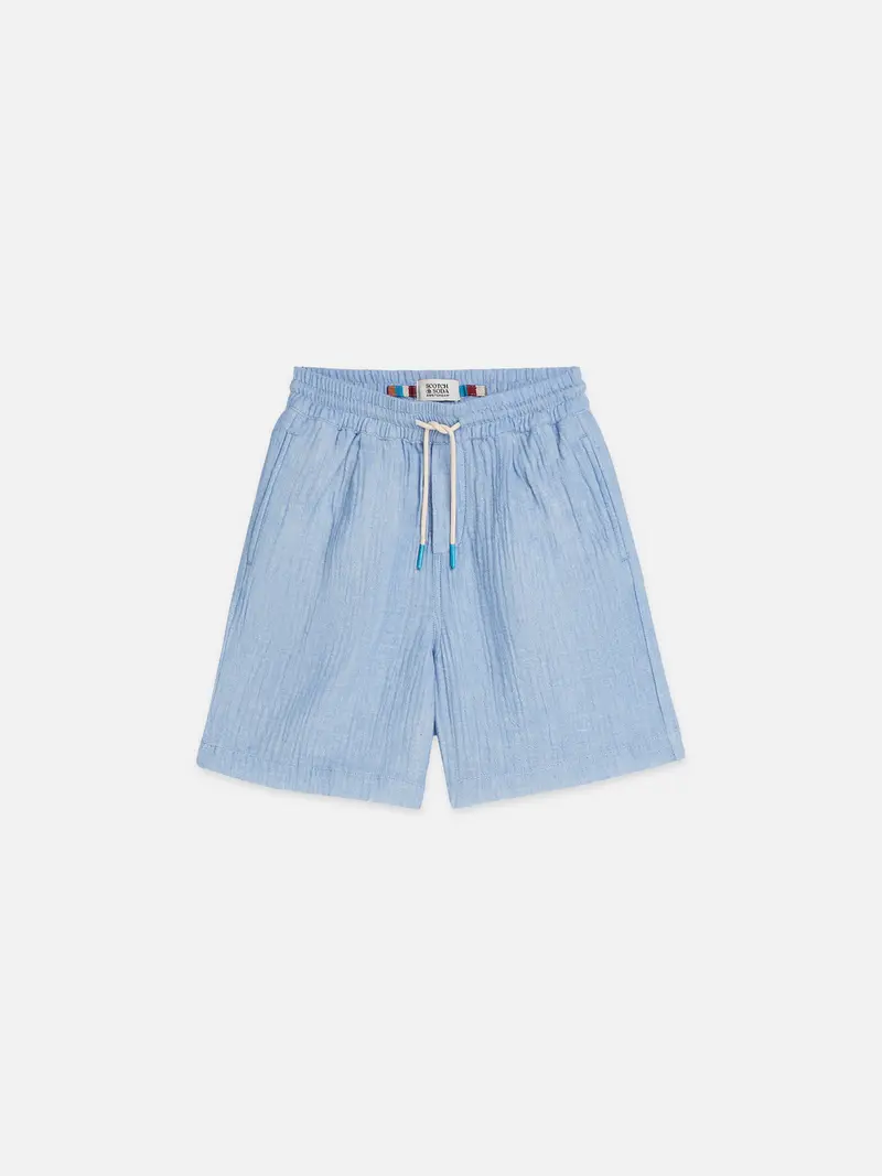 Boys' Cotton Chambray Pullon Shorts