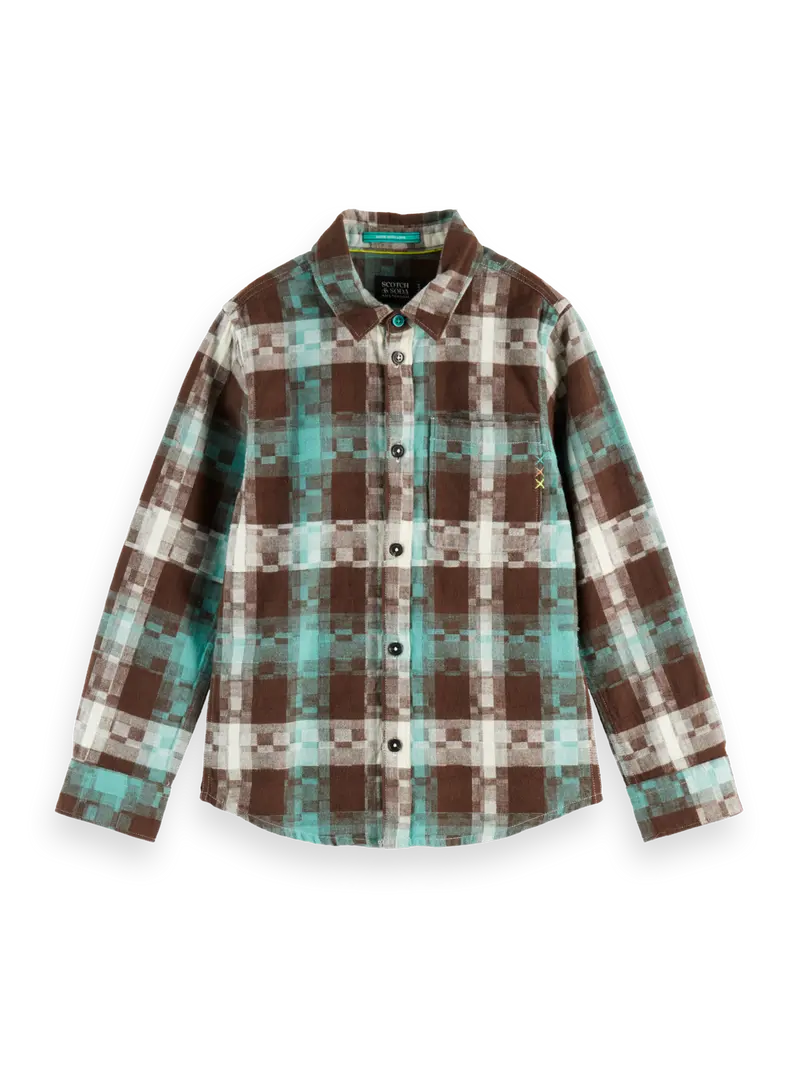 Boys' Flannel Checked Shirt