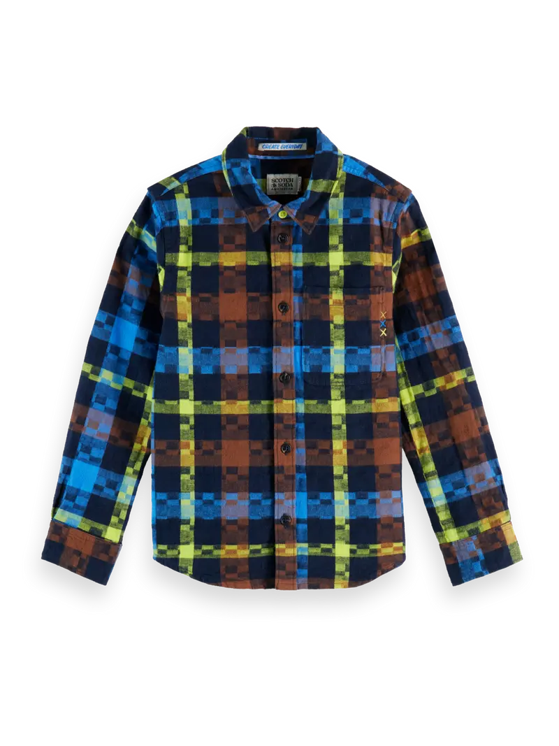 Boys' Flannel checked shirt