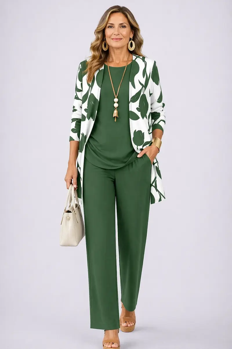 Brenda | Elegantes 3-teiliges Casual-Set