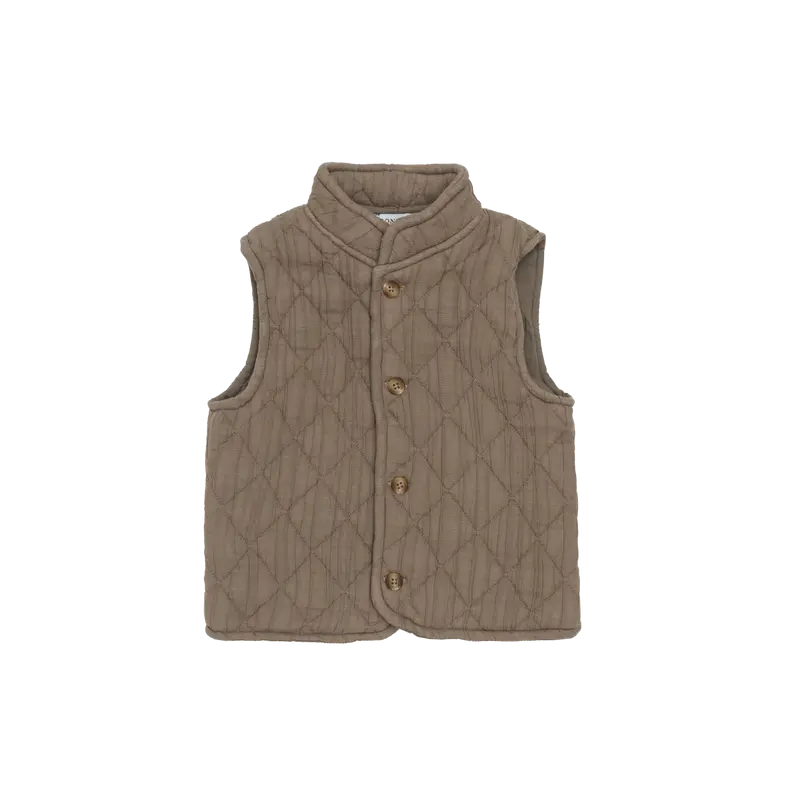 Brieck Waistcoat | Dusty Brown