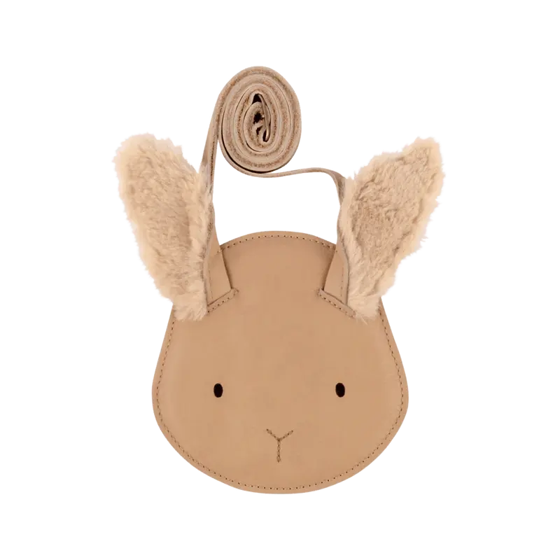 Britta Exclusive Purse | Fluffy Bunny | Light Rust Leather