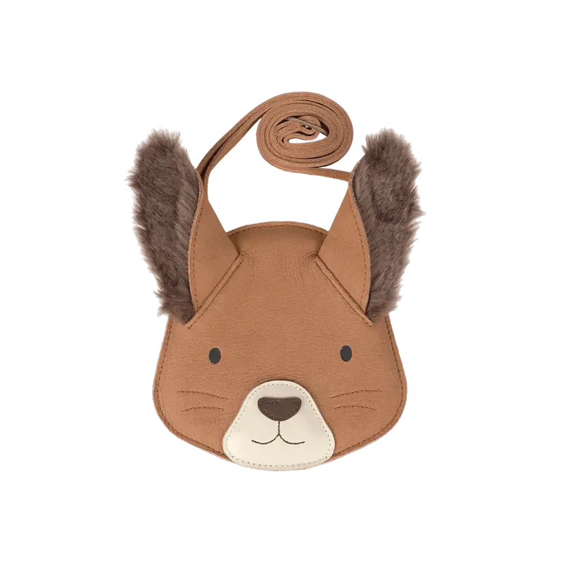 Britta Exclusive Purse | Fluffy Squirrel | Walnut Nubuck