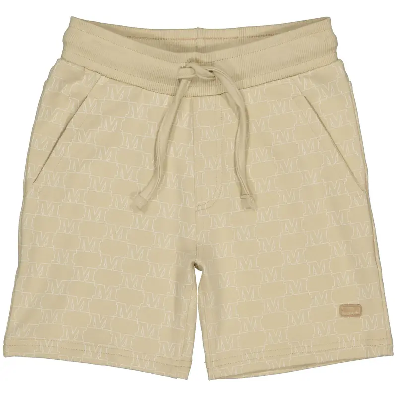 Broek Beige | AOP Sand Text