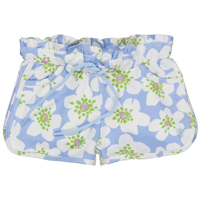 Broek Blauw | AOP Blue Flower