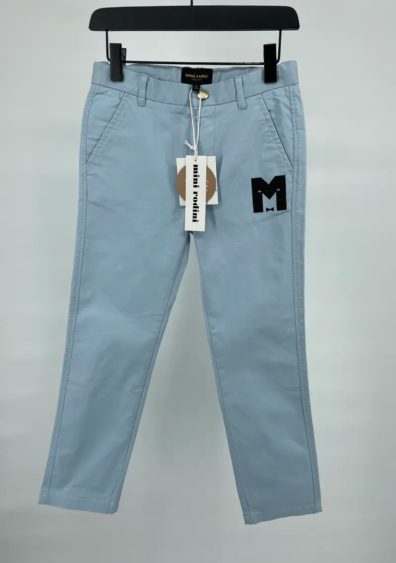 Broek Chino Lichtblauw Maat 116 / 122