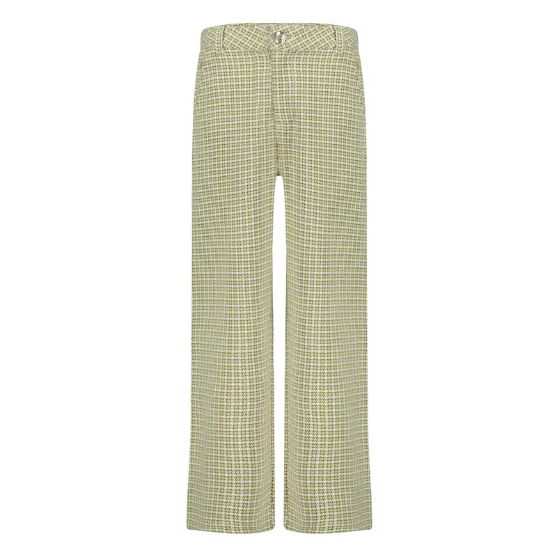 Broek met ruit | Soft Green