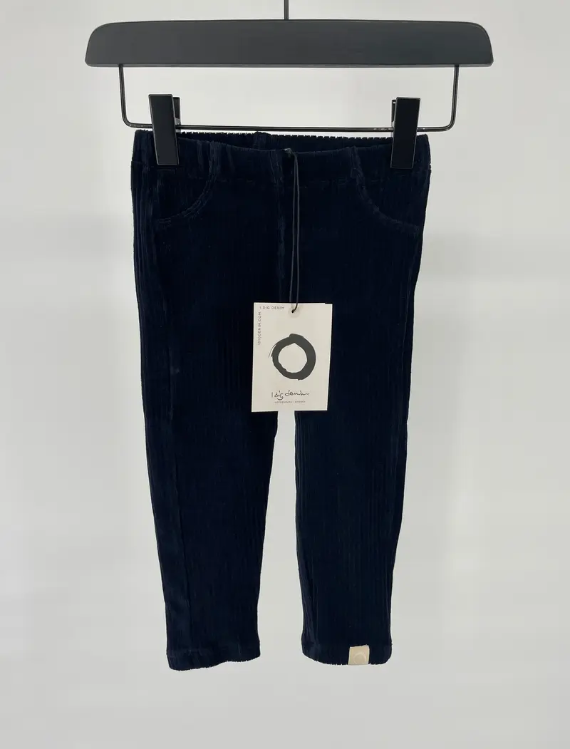 Broek Rib Donkerblauw Maat 80