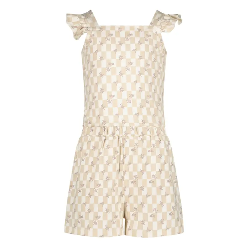 Broek Wit | AOP White Check