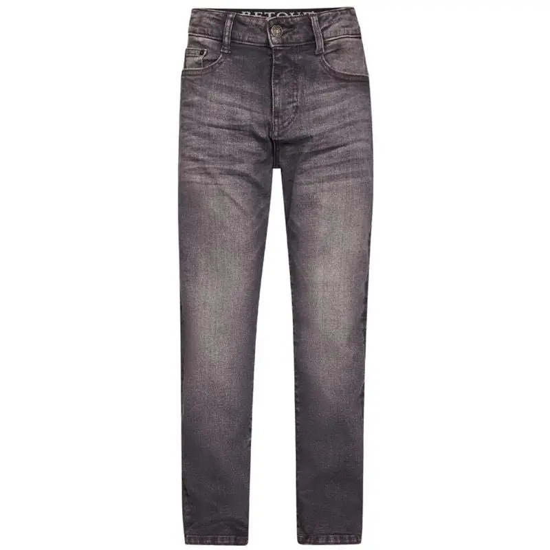 Brown Grey Denim oversized jeans Manuel