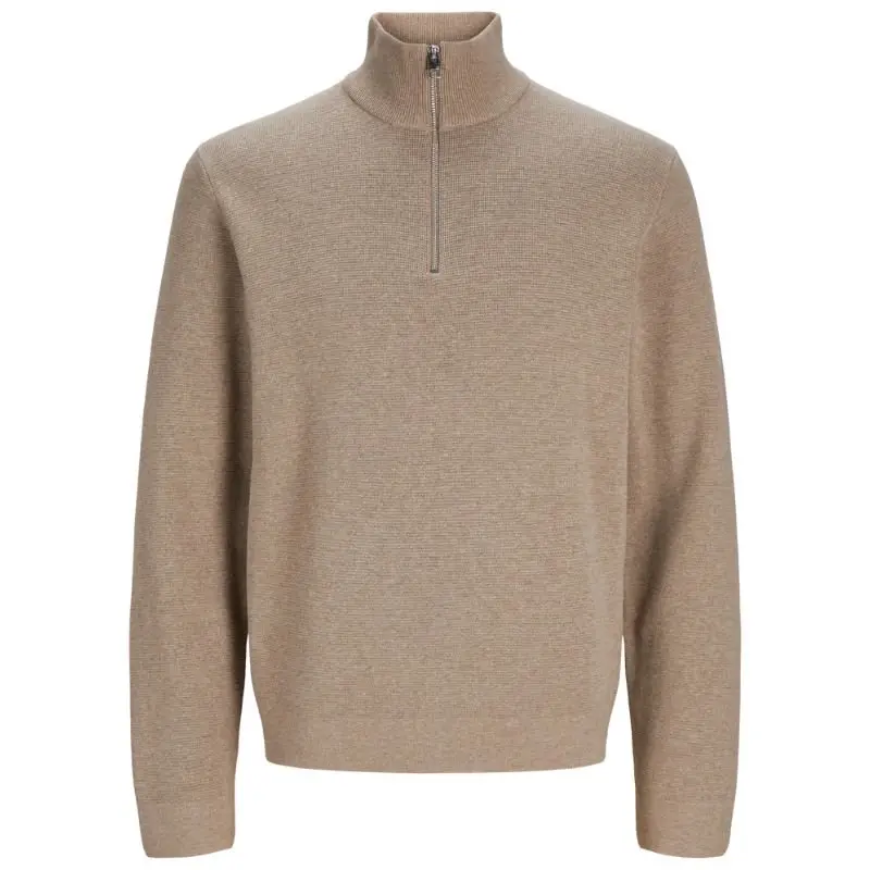Bruine knit sweater Blamilano zip