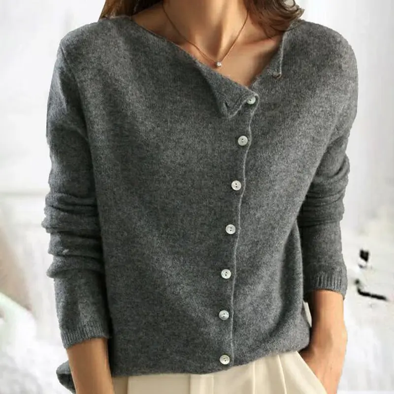 Brunella | Damen Strickjacke mit Knöpfen