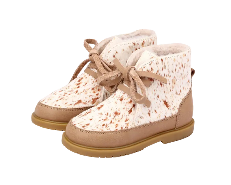 Buddy Exclusive Boots | Brown Brushed Cow Hair