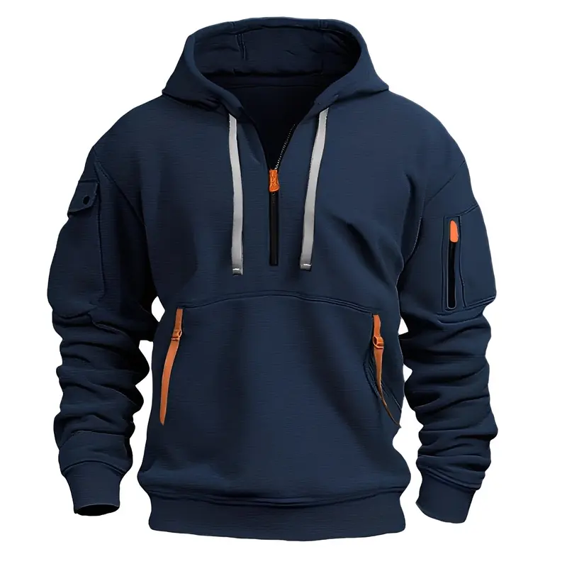 Burton - Moderner Hoodie mit halbem Reißverschluss