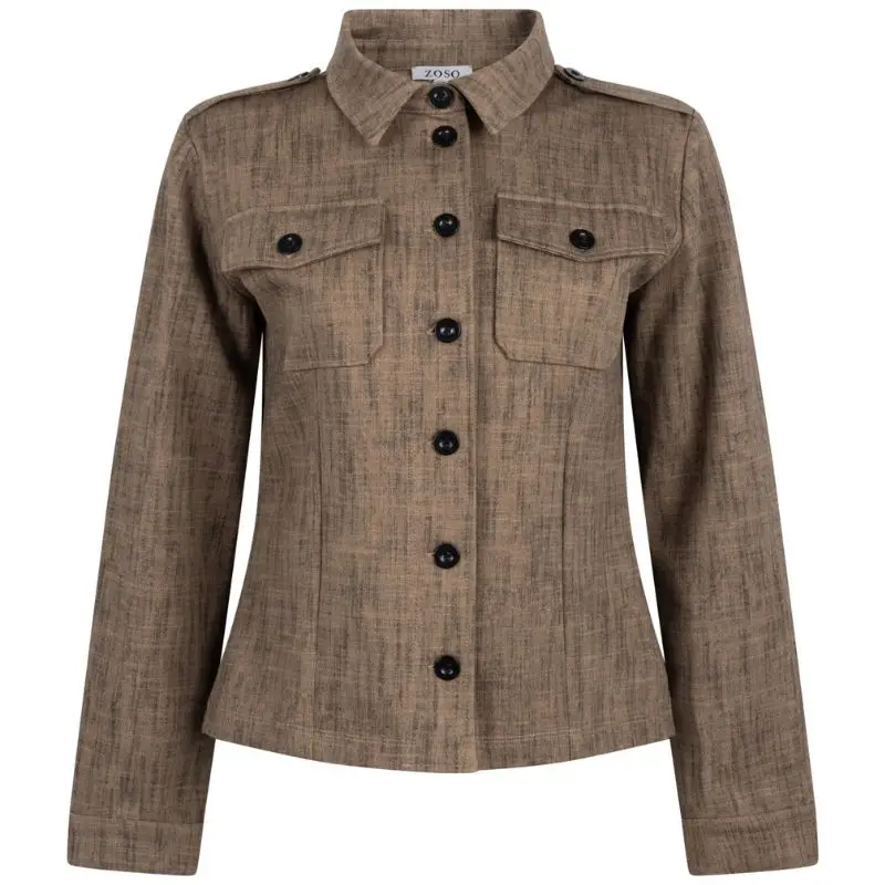 Camelbruine structured jacket Milou