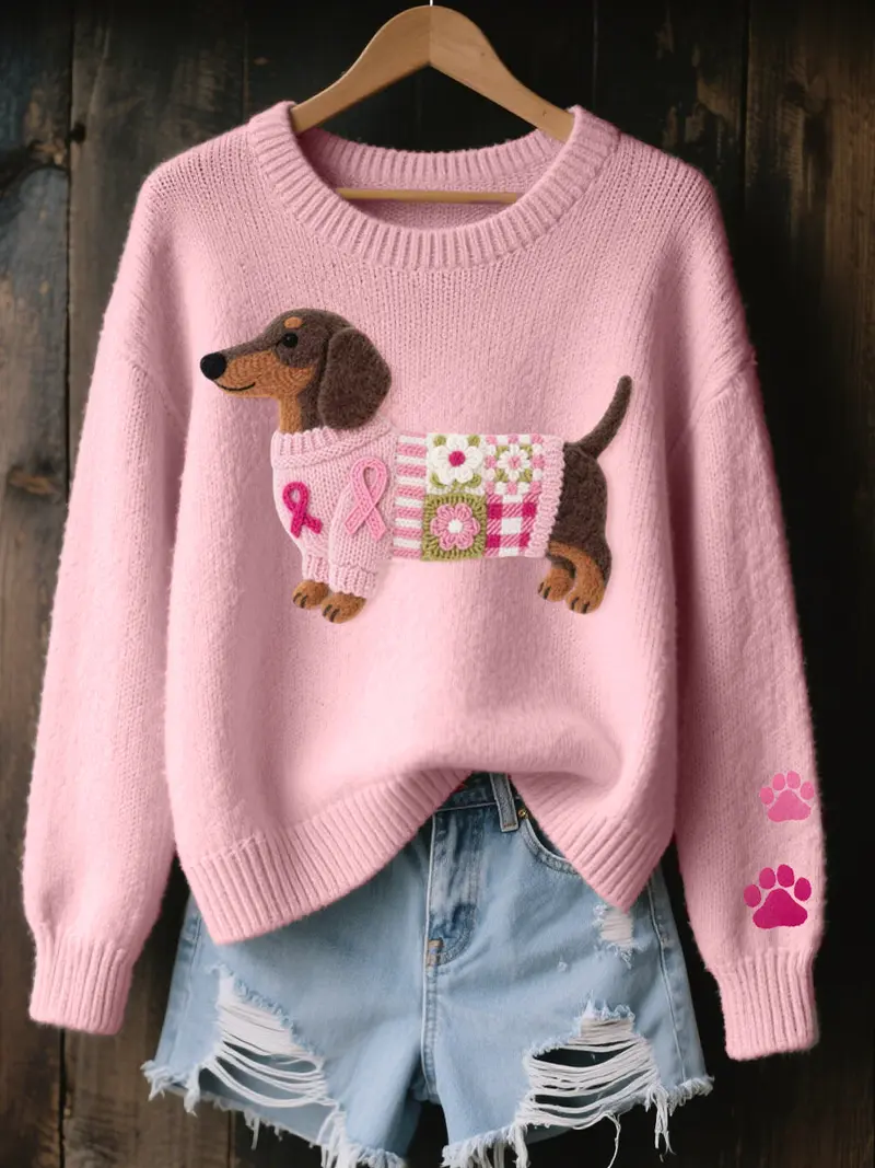 Caravine - Patchwork-Strickpullover für Hunde