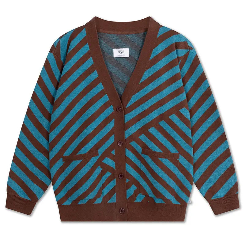 Cardigan Knit Grandpa Abstract