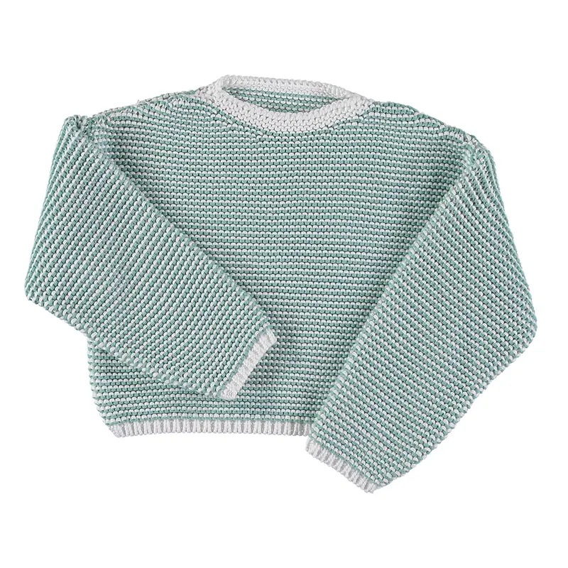 Cardigan Knit Sage White