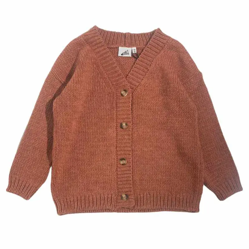 Cardigan Knitted Brown