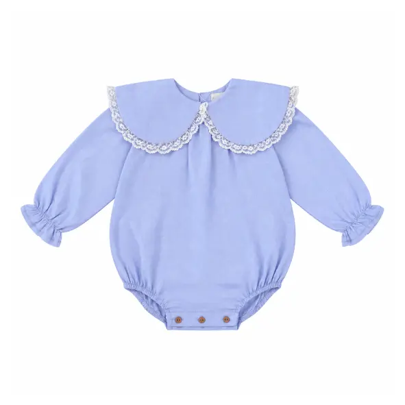 Carlota Suip Ballerina Romper Light Blue