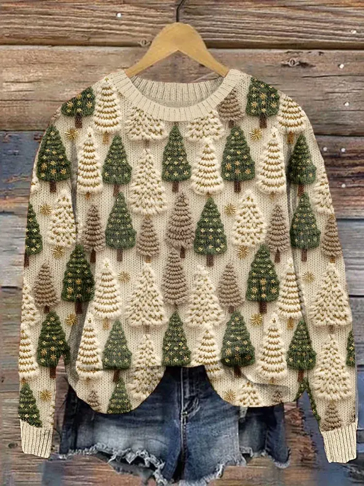 CARLY – Der perfekte bedruckte Pullover für die Festtage